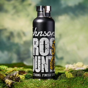 Cross Country ADT TEXT Runner, der Team Player läu Trinkflasche