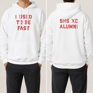 Cross Country Alumni Lustig Ich War Einmal Schnell Hoodie