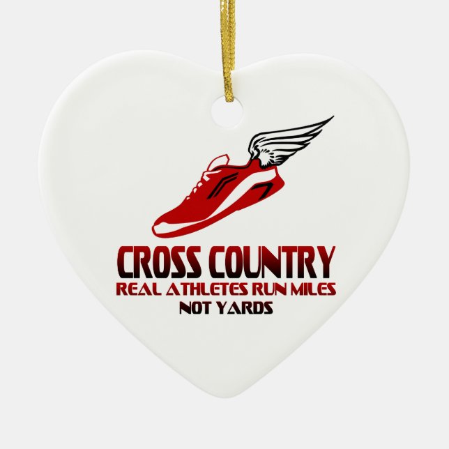 Cross Country-Betrieb Keramik Ornament (Vorne)