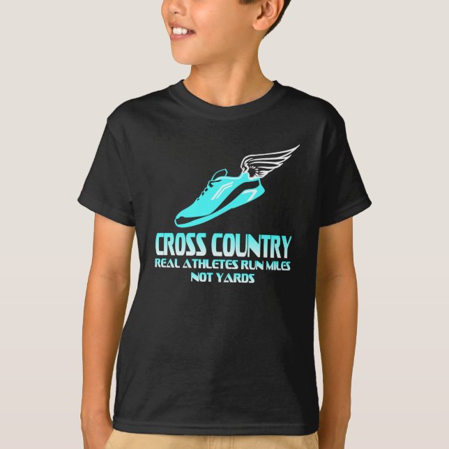 Cross Country-Betrieb T-Shirt (Vorderseite)