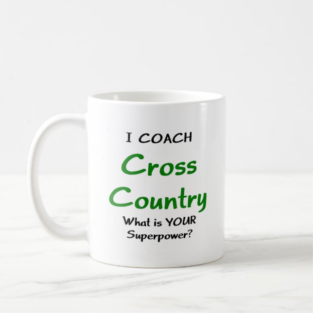 cross country, coach kaffeetasse (Links)