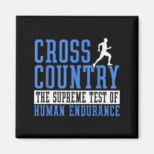 Cross-Country-Laufmotivation Magnet