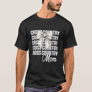Cross Country Mama Coquette Bogen Cute XC Liebhabe T-Shirt