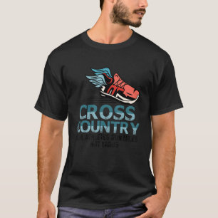 Cross Country Real Athleten führen Meilen Joggen C T-Shirt