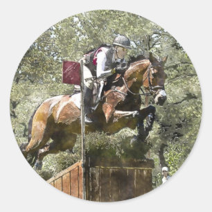 Cross Country Runder Aufkleber