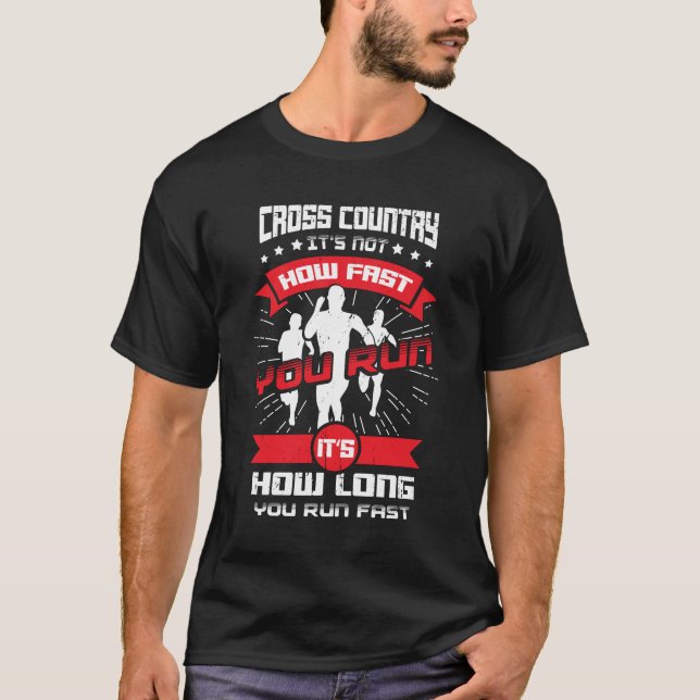 Cross Country Runner Geschenk T-Shirt (Vorderseite)