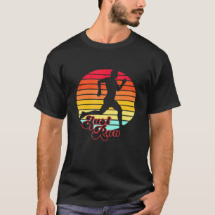 Cross Country Running 70er 80er Retro Stil nur aus T-Shirt