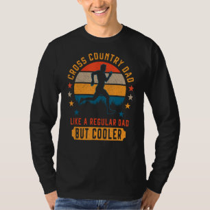 Cross Country Running Dad XC Lauf und Trail Run T-Shirt