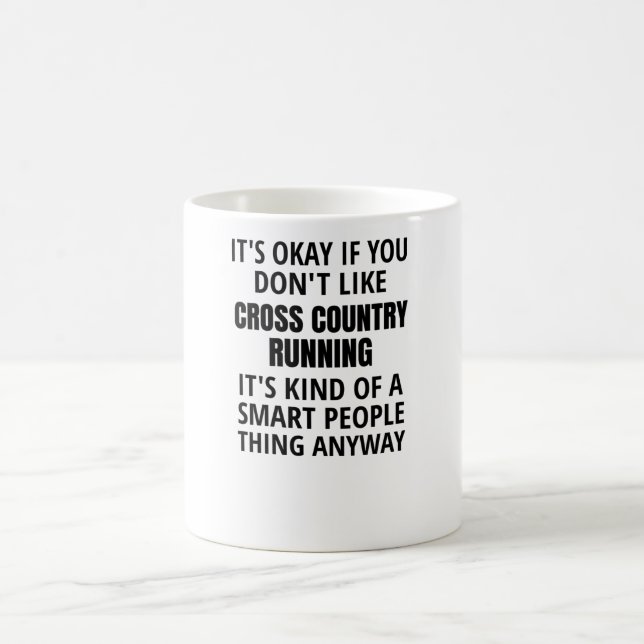 Cross Country Running Geschenk XC Cross Country Ru Kaffeetasse (Mittel)