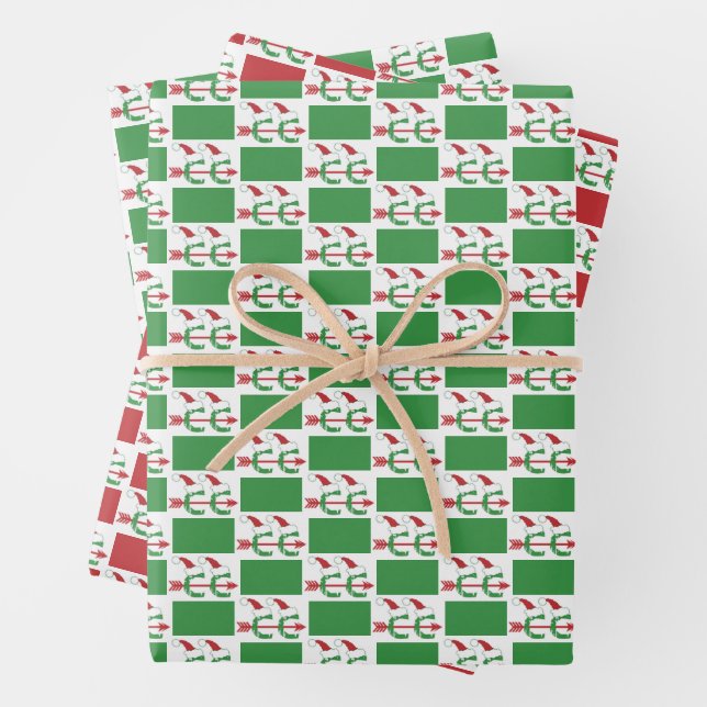 Cross Country Running © Holiday Themed Geschenkpapier Set (Beispiel)