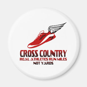 Cross Country Running Magnet