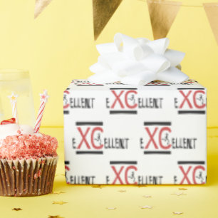 Cross Country Running XC eXCellent Wrapping Paper Geschenkpapier