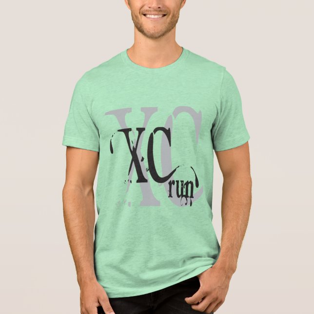 Cross Country Running XC Tri-Blend Shirt (Vorderseite)