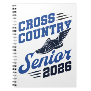 Cross Country Senior 2026 XC Runner Notizblock