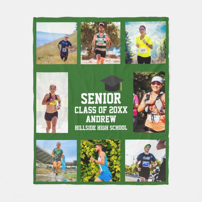 Cross Country Senior Night Graduation XC Grad Fleecedecke (Vorderseite)