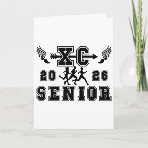 Cross Country Senior Night Xc Senior 2026 Abschlus Karte