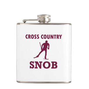 Cross Country-Ski-Snob Flachmann