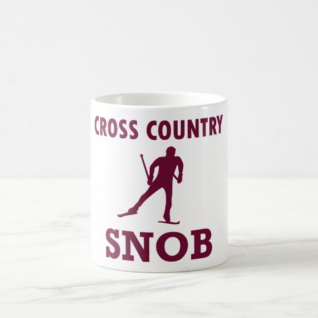 Cross Country-Ski-Snob Tasse (Mittel)