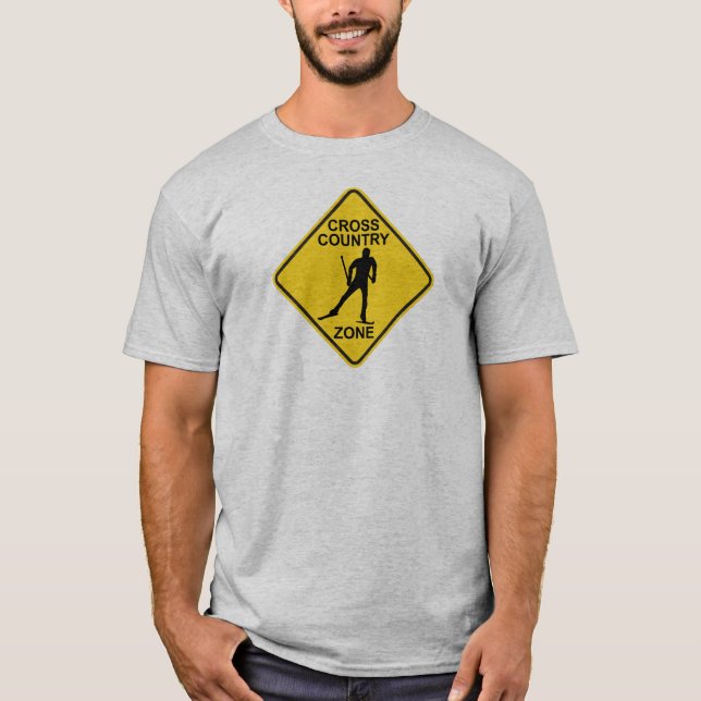 Cross Country Ski Zone T-Shirt (Vorderseite)