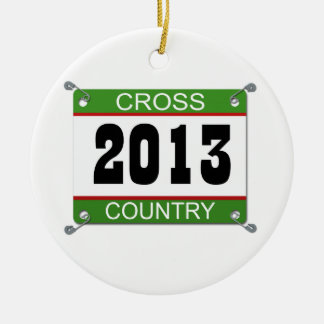 Cross Country-Verzierung 2013 Keramikornament