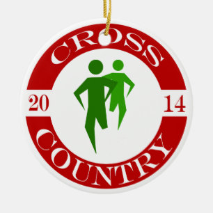 Cross Country-Verzierung - 2014 Keramikornament