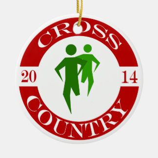 Cross Country-Verzierung - 2014 Keramikornament