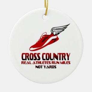 Cross Country-Verzierung Keramikornament