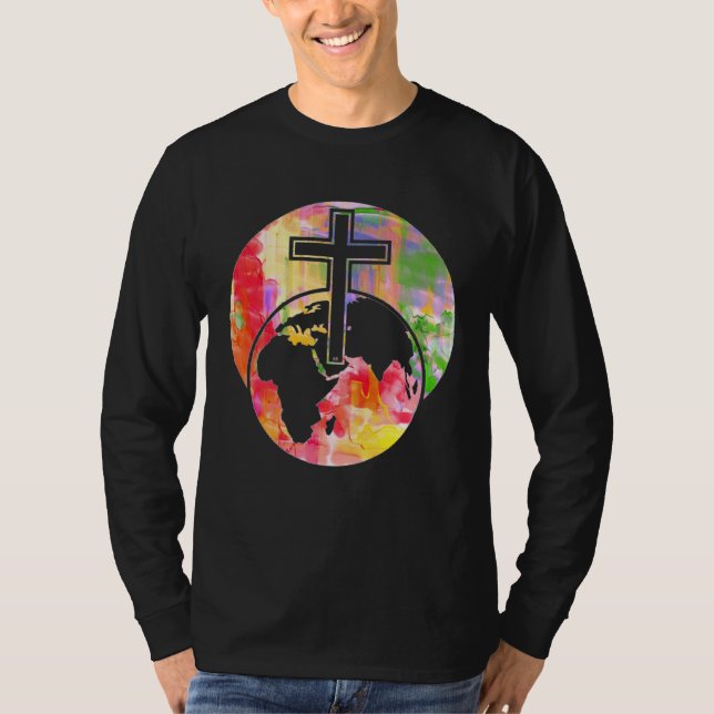 CROSS EASTER RESURRECTION OF JESUS CHRIST T-Shirt (Vorderseite)