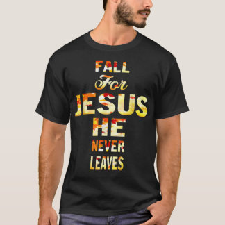 Cross Fall für Jesus Christlichen Glaube Jesus Lov T-Shirt