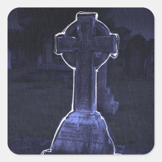 Cross Gravestone Stickers (Vorderseite)
