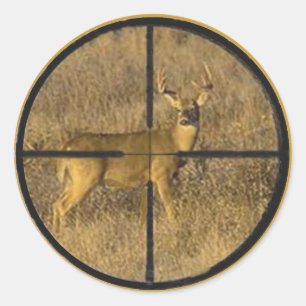 CROSS HAIRS. RUNDER AUFKLEBER