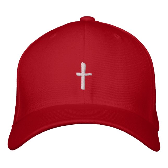 Cross Hat Bestickte Kappe (Vorderseite)