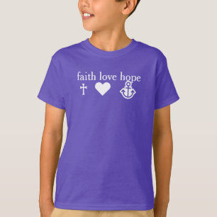 CROSS HERART ANCHOR - Hoffnung auf Liebe T-Shirt