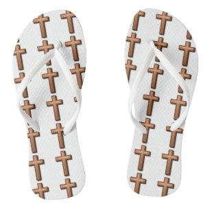 CROSS "I LIEBE GOD" FLIP FLOPS