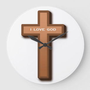 CROSS "I LIEBE GOD" GROßE WANDUHR