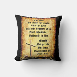 Cross & Management mit John 3vs16 Kissen