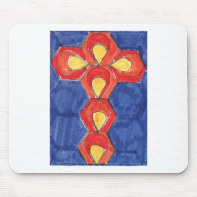 Cross Motif Mousepad (Vorne)