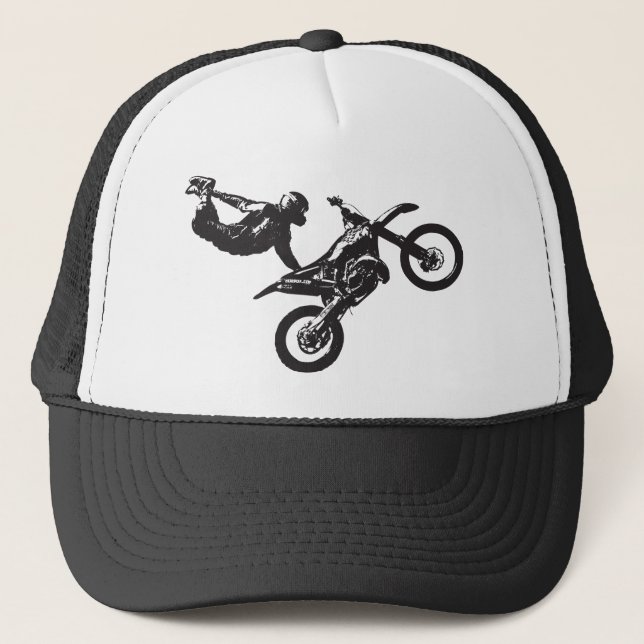 Cross-Motorrad 2 Truckerkappe (Vorderseite)