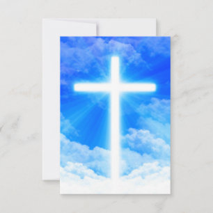 Cross of Light Jesus Christ Customizable Christian