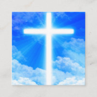 Cross of Light Jesus Christ Customizable Christian