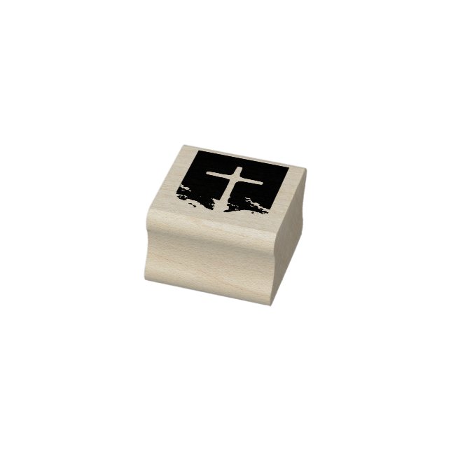 Cross of Light Jesus Christ Customizable Christian Gummistempel (Stempel)