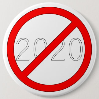 "Cross-Out 2020" (DARK) Button
