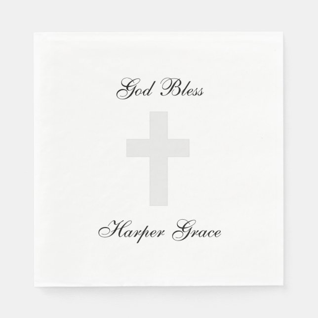 "Cross" Paper Napkins Serviette (Vorderseite)