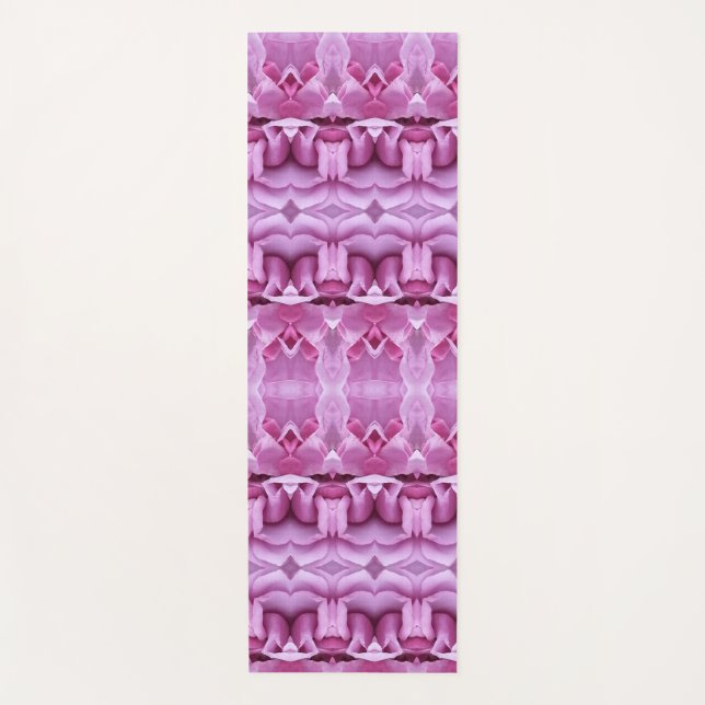 Cross-Rose Ikat 6 Yogamatte (Vorderseite)