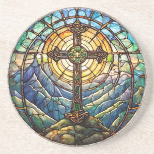 Cross Sandstone Untersetzer