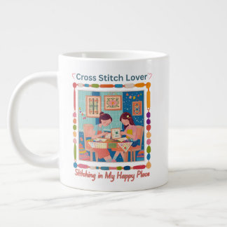 Cross Stitch Buddy Jumbo-Tasse