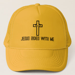 Cross Thorns Jesus fährt mit mir Truckerkappe