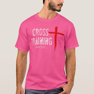 Cross Training Christlich Workout Faith Religious  T-Shirt
