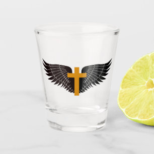 Cross Wing Schnapsglas