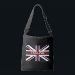 Crossbody-Tasche mit Britischer Gewerkschaft Jack- Tragetaschen Mit Langen Trägern<br><div class="desc">Crossbody-Tasche mit britischer Gewerkschaft Jack-Flagge. Die Flagge Großbritanniens,  Großbritanniens,  Englands. Personalisieren Sie Ihre Daten mit Text und Farbe. Vintager Stil.</div>